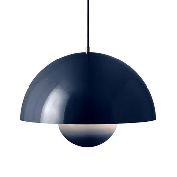 Flowerpot VP7 hanglamp - Steel blue - &Tradition