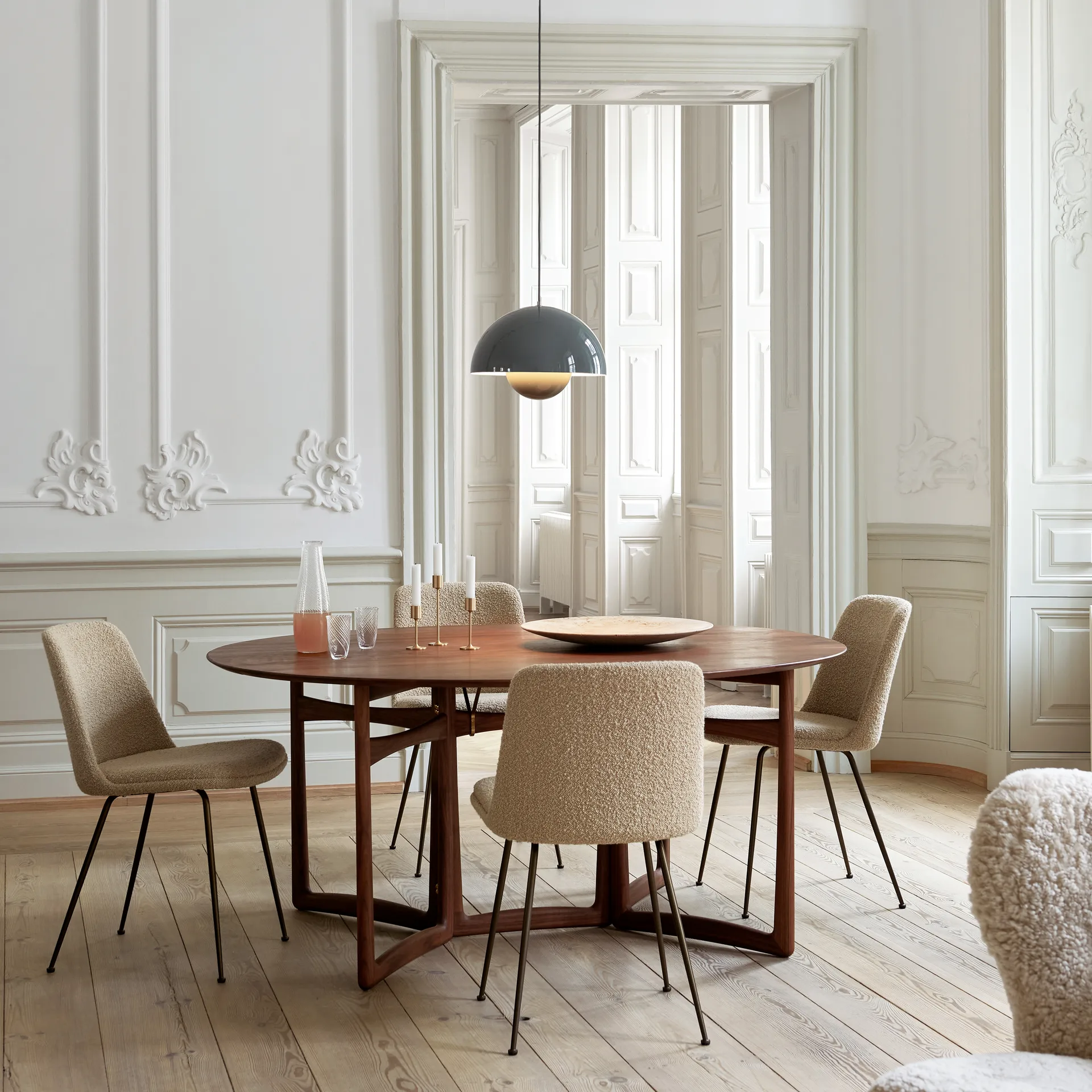 Flowerpot VP7 hanglamp, Stone blue &Tradition