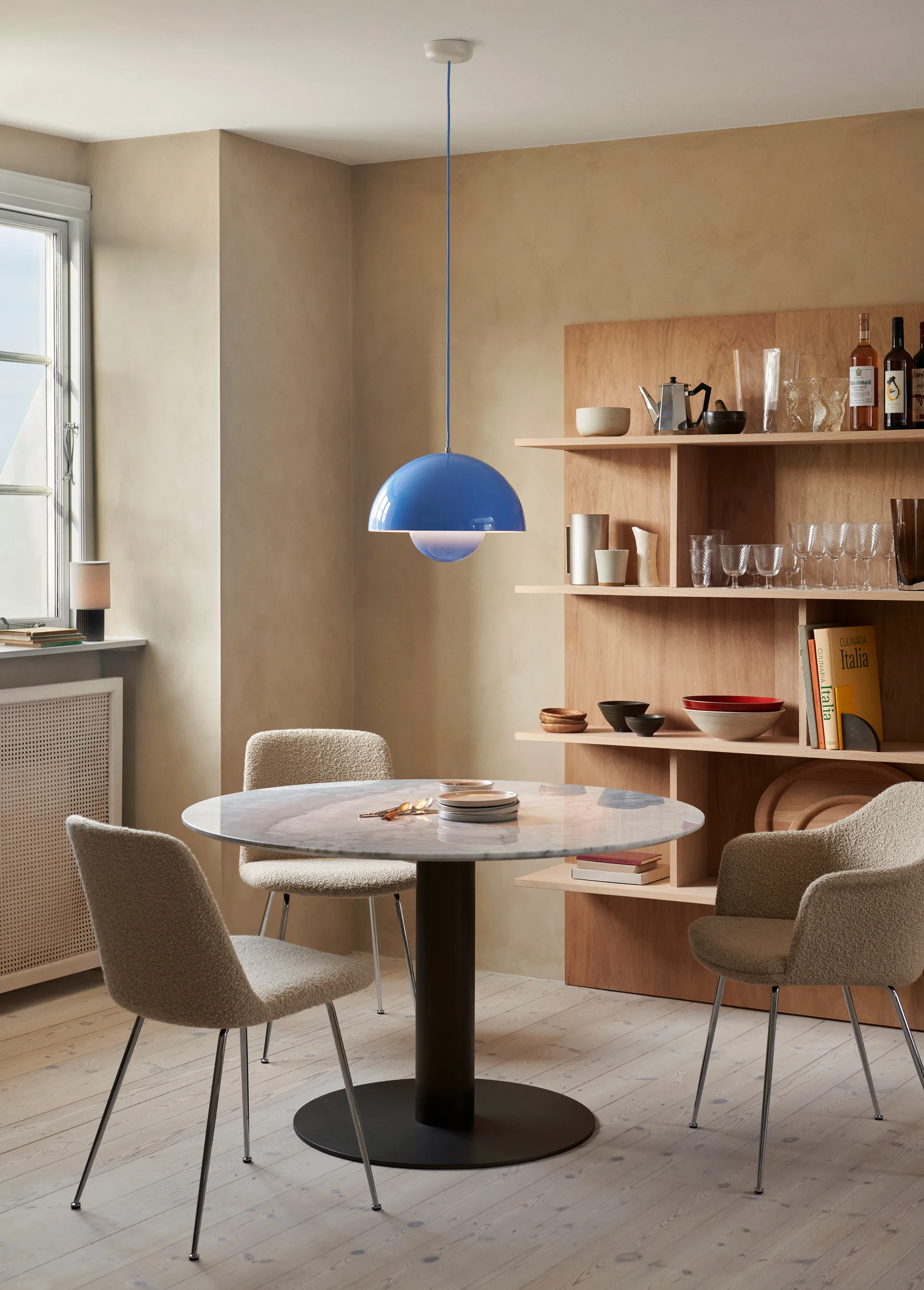 Flowerpot VP7 hanglamp, Swim blue &Tradition