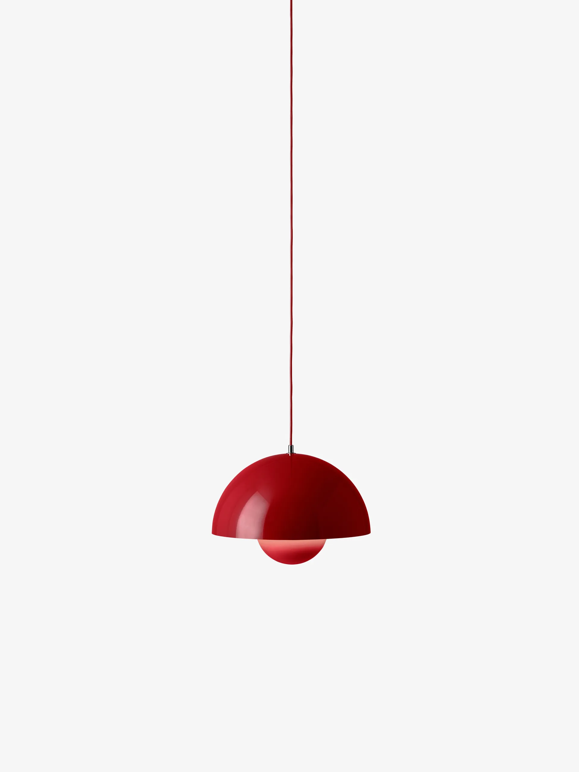Flowerpot VP7 hanglamp, Vermilion red &Tradition