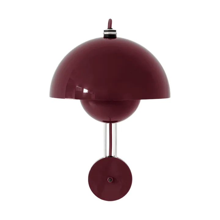 Flowerpot VP8 wandlamp - Dark plum - &Tradition