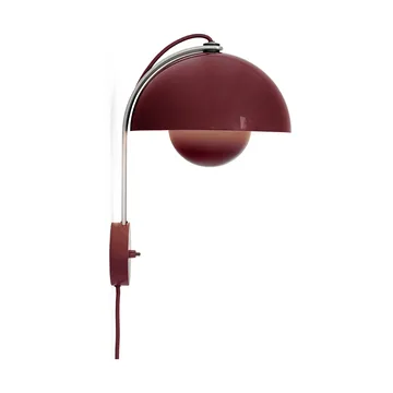 Flowerpot VP8 wandlamp - Dark plum - &Tradition