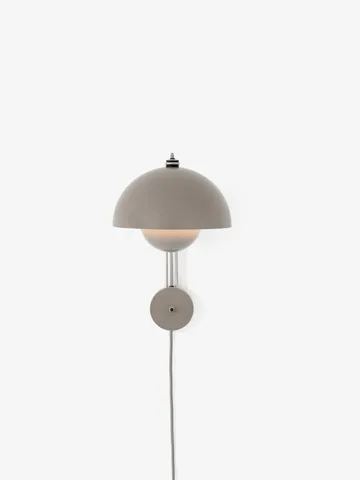Flowerpot VP8 wandlamp - Grey beige - &Tradition