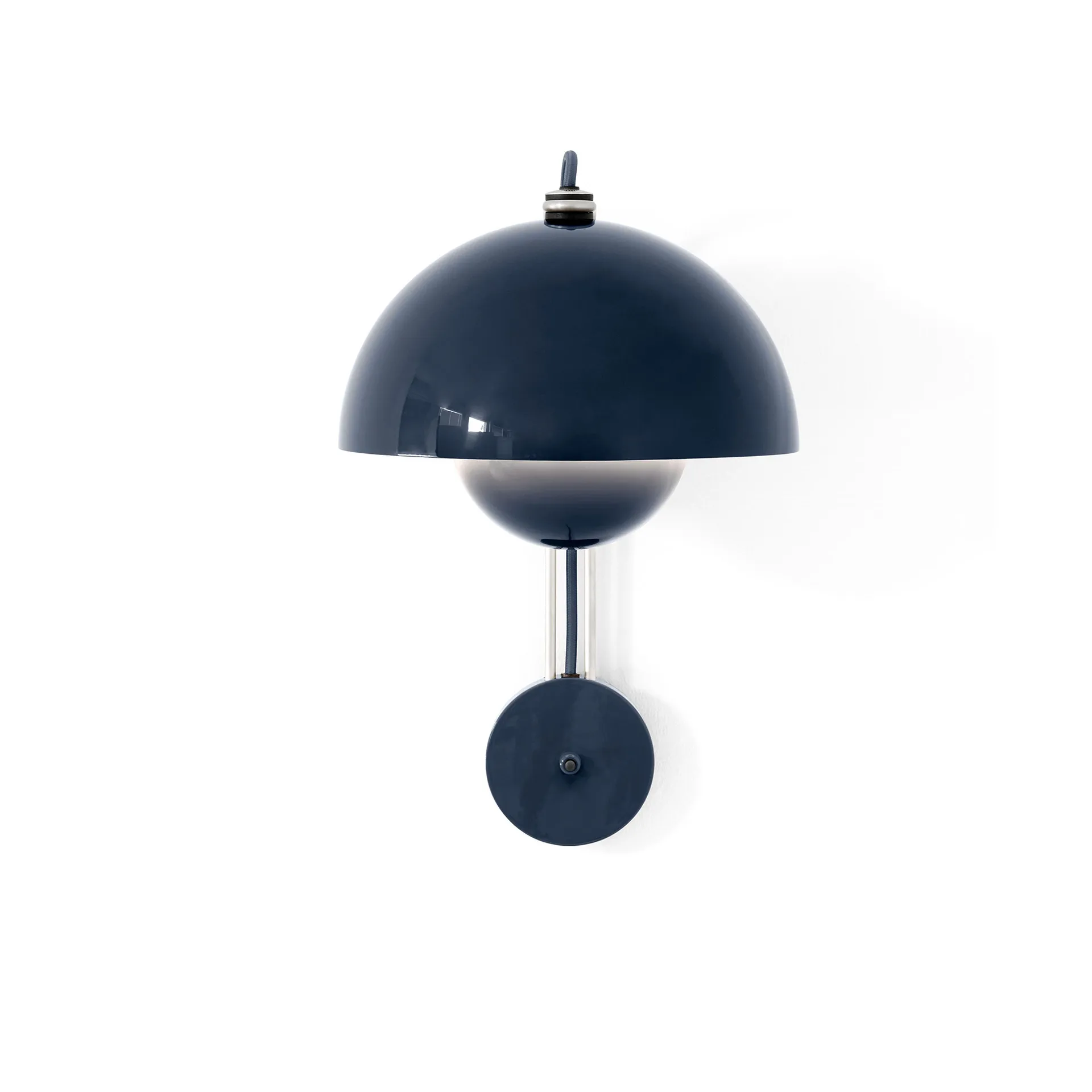 Flowerpot VP8 wandlamp, Steel blue &Tradition