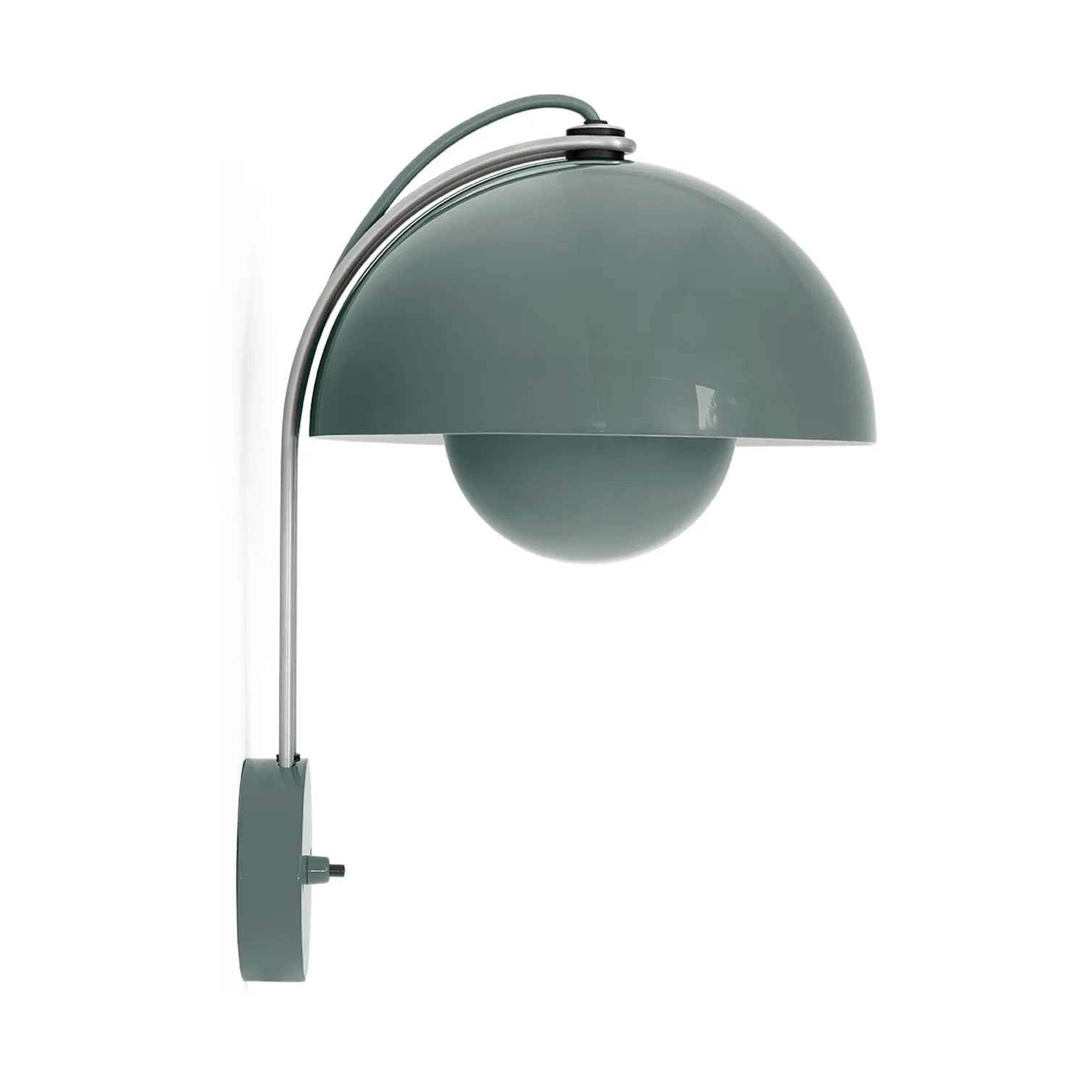 Flowerpot VP8 wandlamp, Stone blue &Tradition