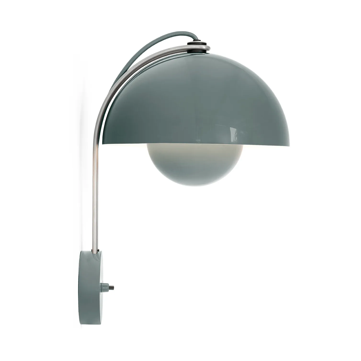 Flowerpot VP8 wandlamp, Stone blue &Tradition