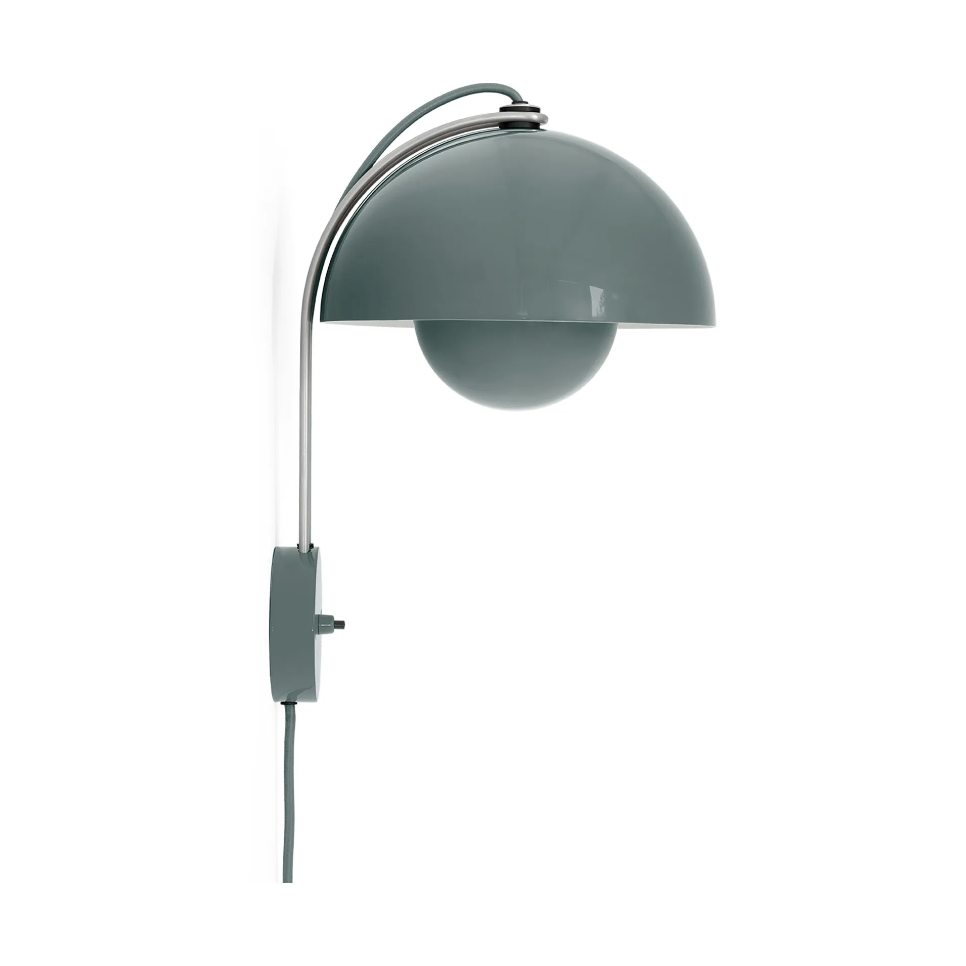Flowerpot VP8 wandlamp, Stone blue &Tradition