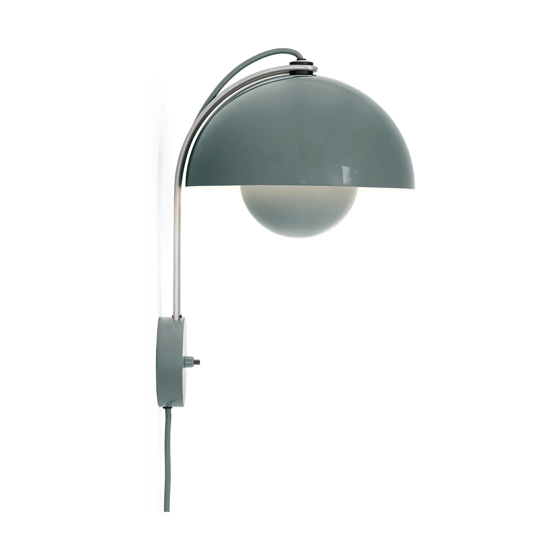 Flowerpot VP8 wandlamp, Stone blue &Tradition