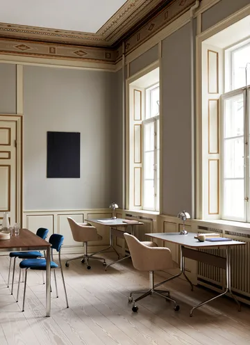 Flowerpot VP9 draagbare tafellamp - Chrome - &Tradition