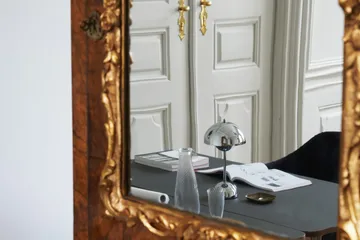 Flowerpot VP9 draagbare tafellamp - Chrome - &Tradition