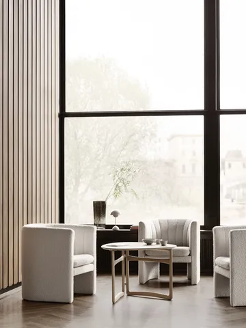 Flowerpot VP9 draagbare tafellamp - Grey beige - &Tradition