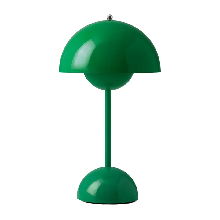 Flowerpot VP9 draagbare tafellamp - Signal green - &Tradition