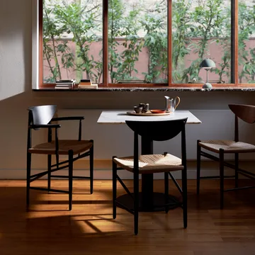 Flowerpot VP9 draagbare tafellamp - Stone blue - &Tradition