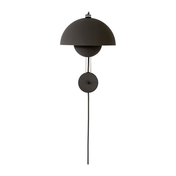 Flowerpot wandlamp VP8 - Matt black - &Tradition