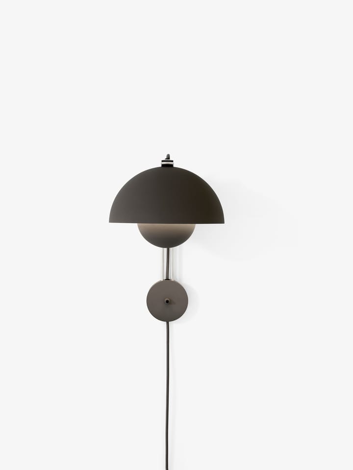 Flowerpot wandlamp VP8, Matt black &Tradition