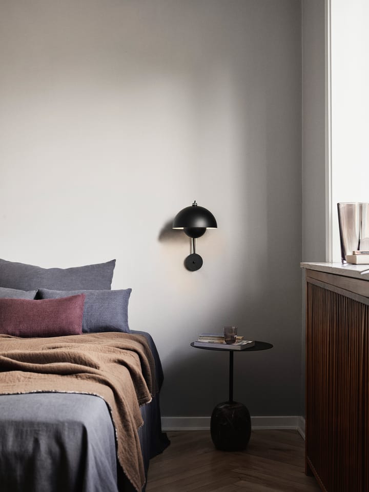 Flowerpot wandlamp VP8, Matt black &Tradition
