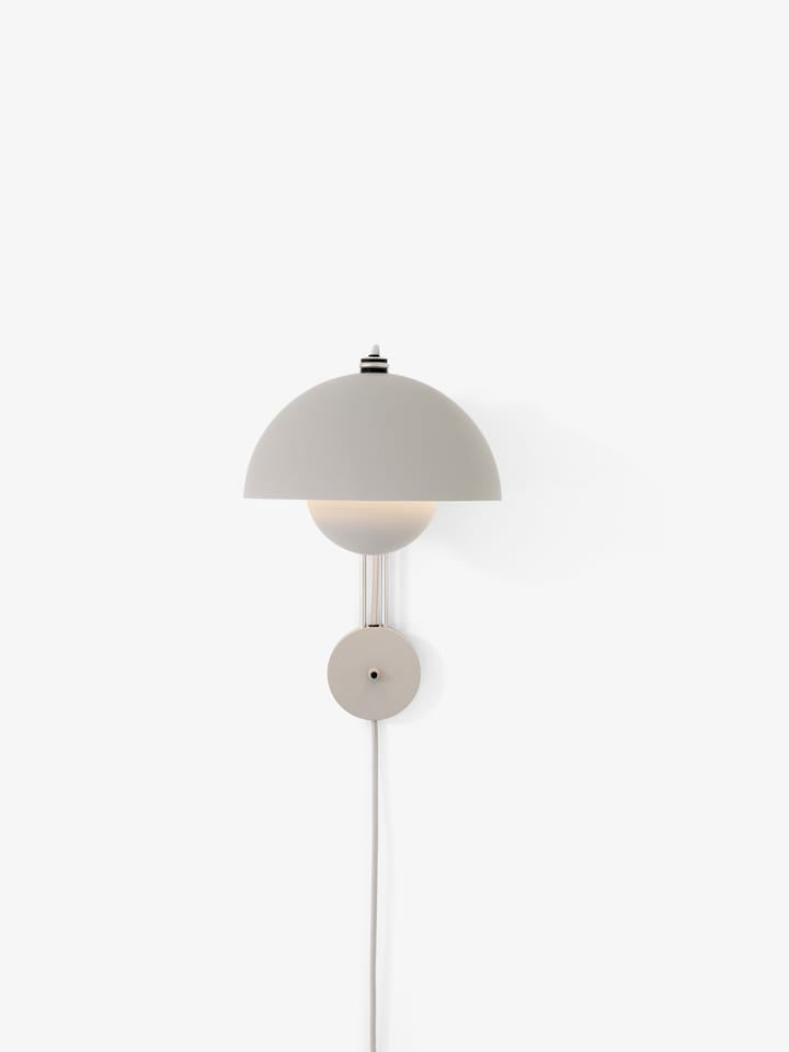 Flowerpot wandlamp VP8, Matt light grey &Tradition