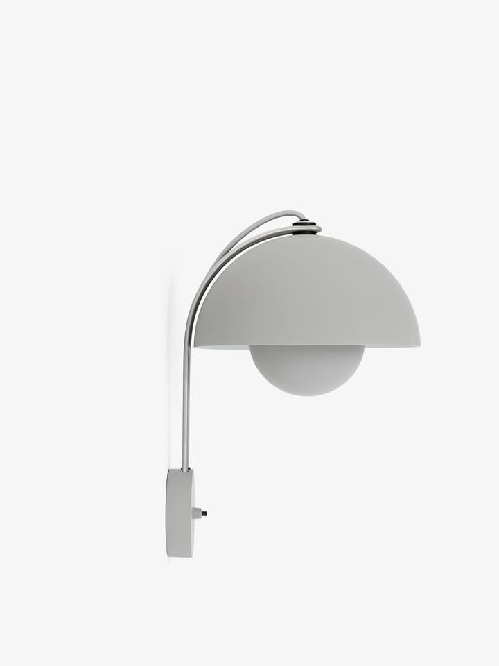 Flowerpot wandlamp VP8, Matt light grey &Tradition