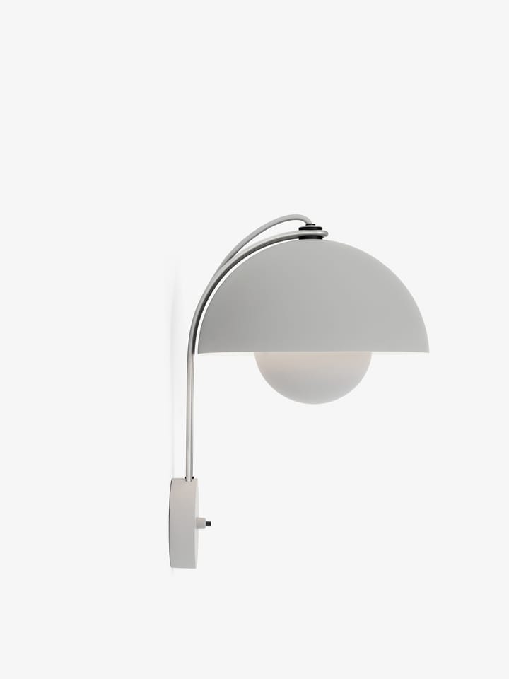 Flowerpot wandlamp VP8, Matt light grey &Tradition