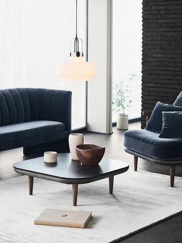 Fly tafel SC4 - gerookt geolied eikenhout + zwart marmer - &Tradition