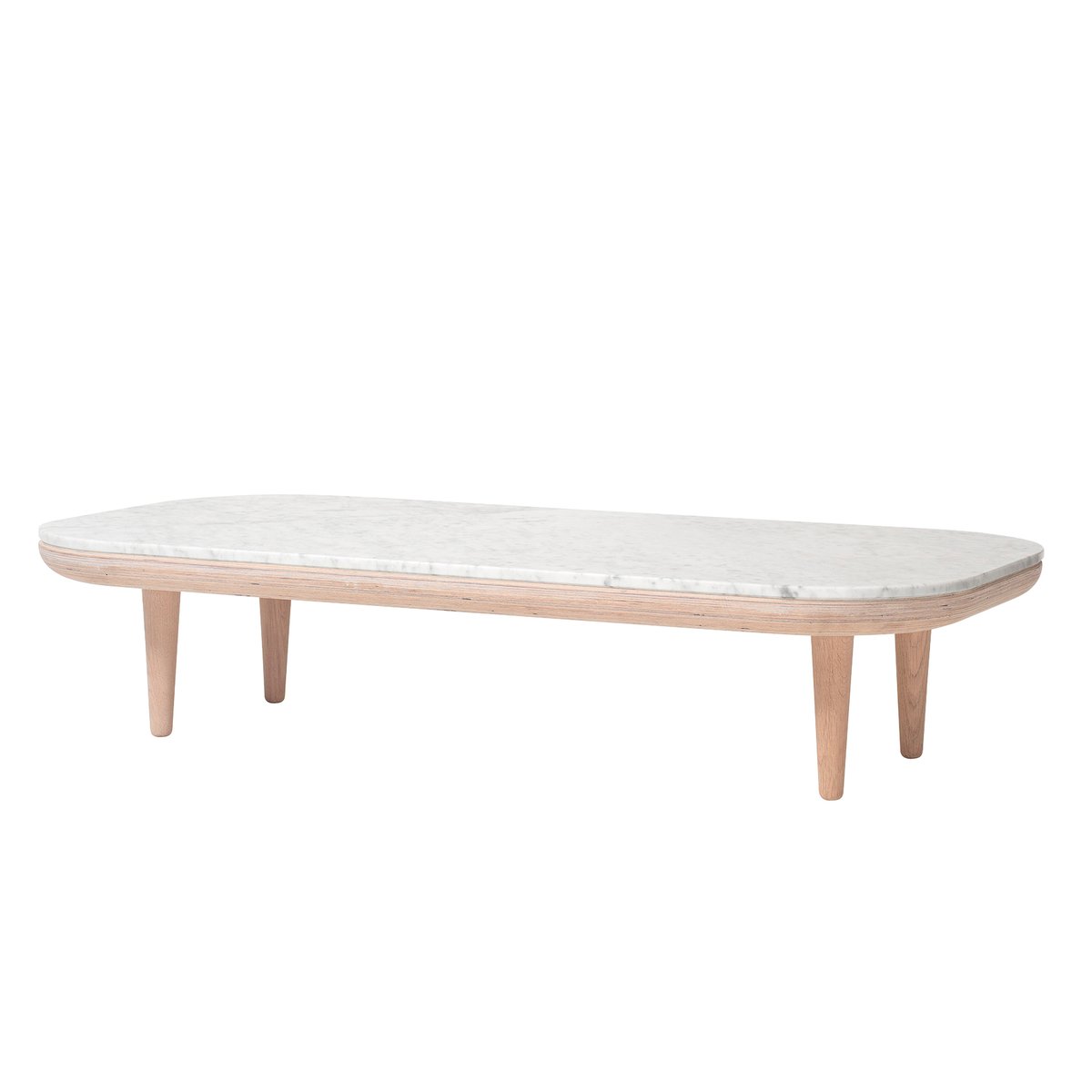 &Tradition Fly tafel SC5 licht geolied eikenhout + wit marmer