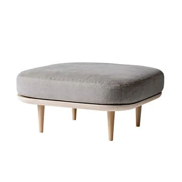 Fly zitpoef SC9 - licht geolied eiken + beige textiel - &Tradition