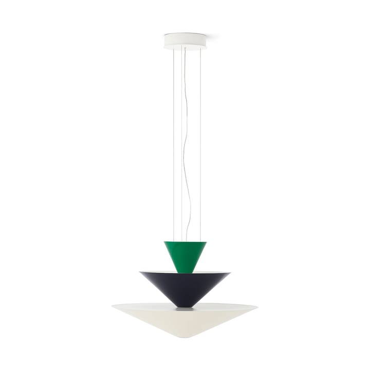 Gio LN14 hanglamp Ø60 cm - Signal green-deep blue-ecru - &Tradition