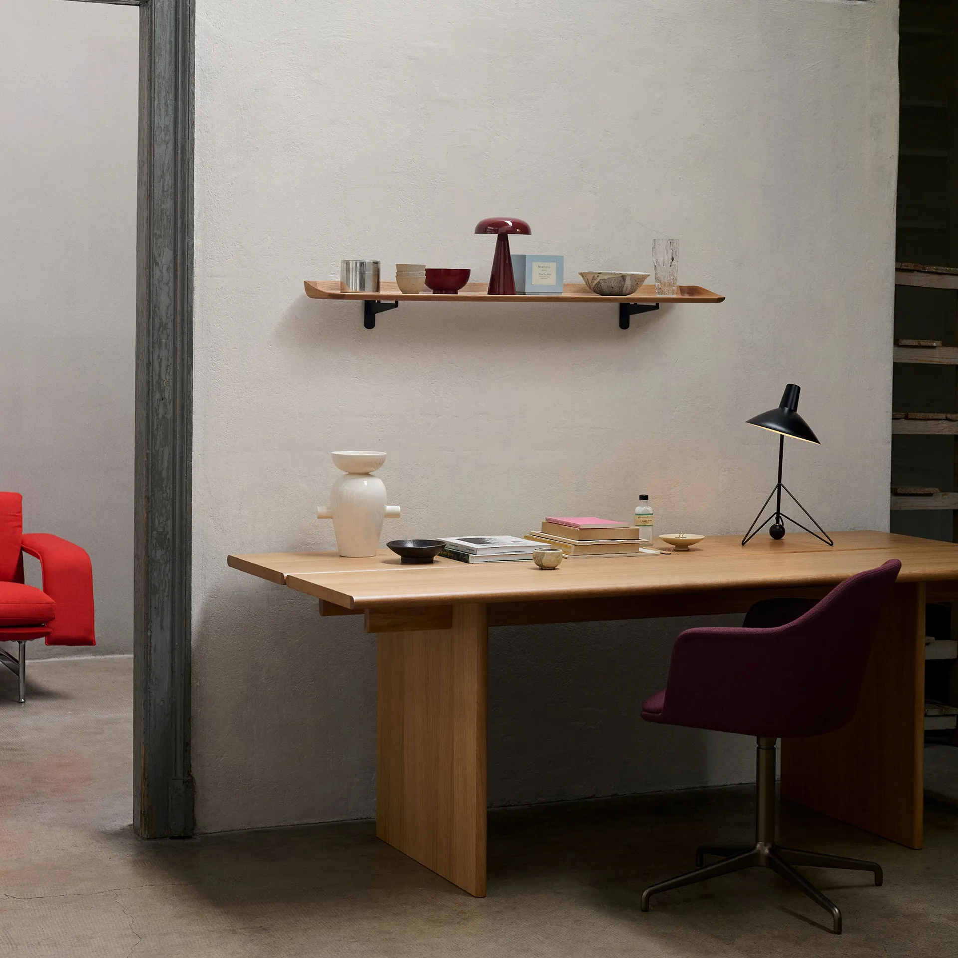 Guild HM15 plank 120 cm, Solid lacquered oak &Tradition