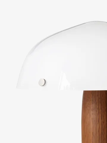 Herman SHY3 tafellamp - walnut & cream marble, textielsnoer - &Tradition