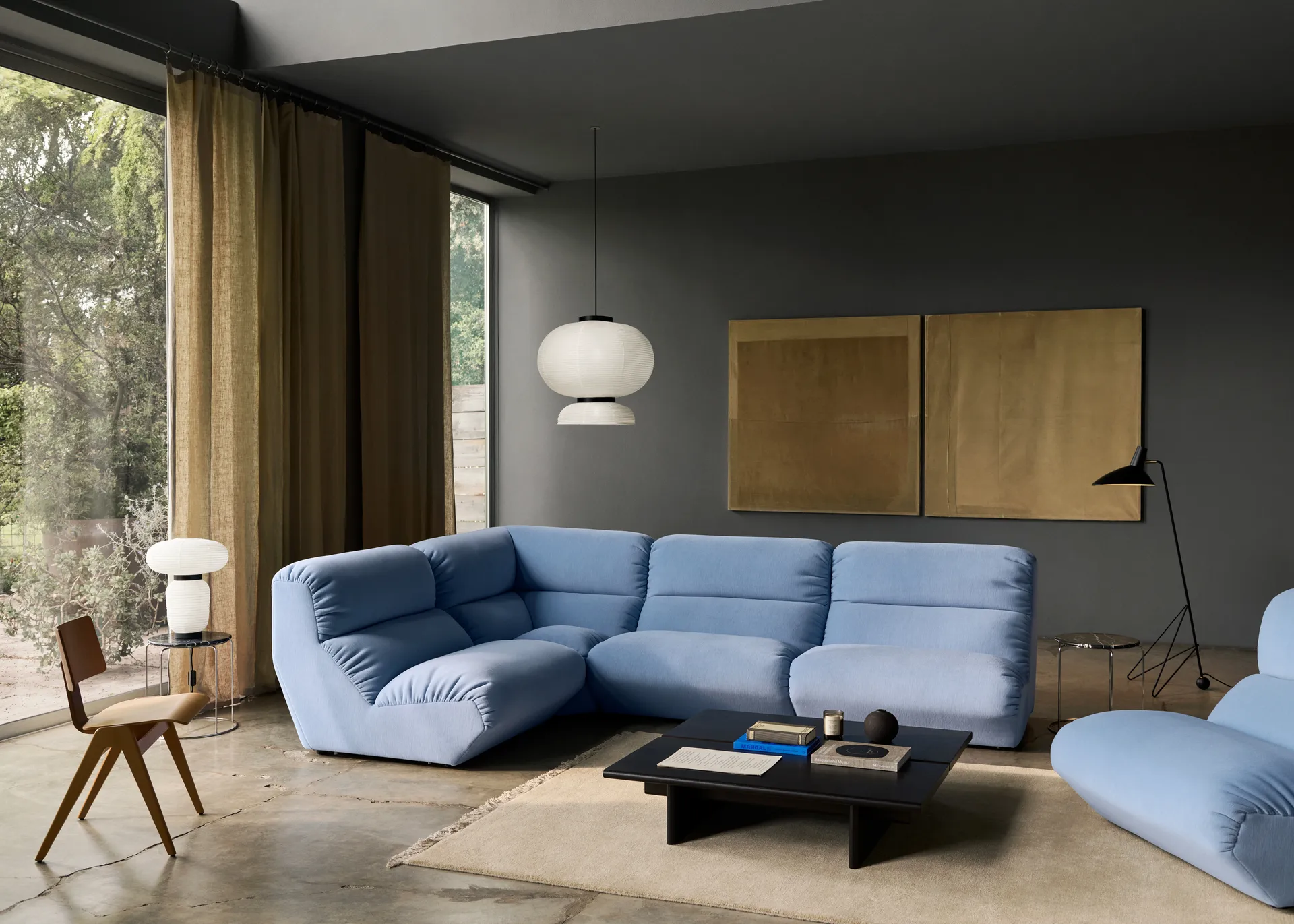 Hi Lo modulaire bank configuratie C Gentle 0733 &Tradition