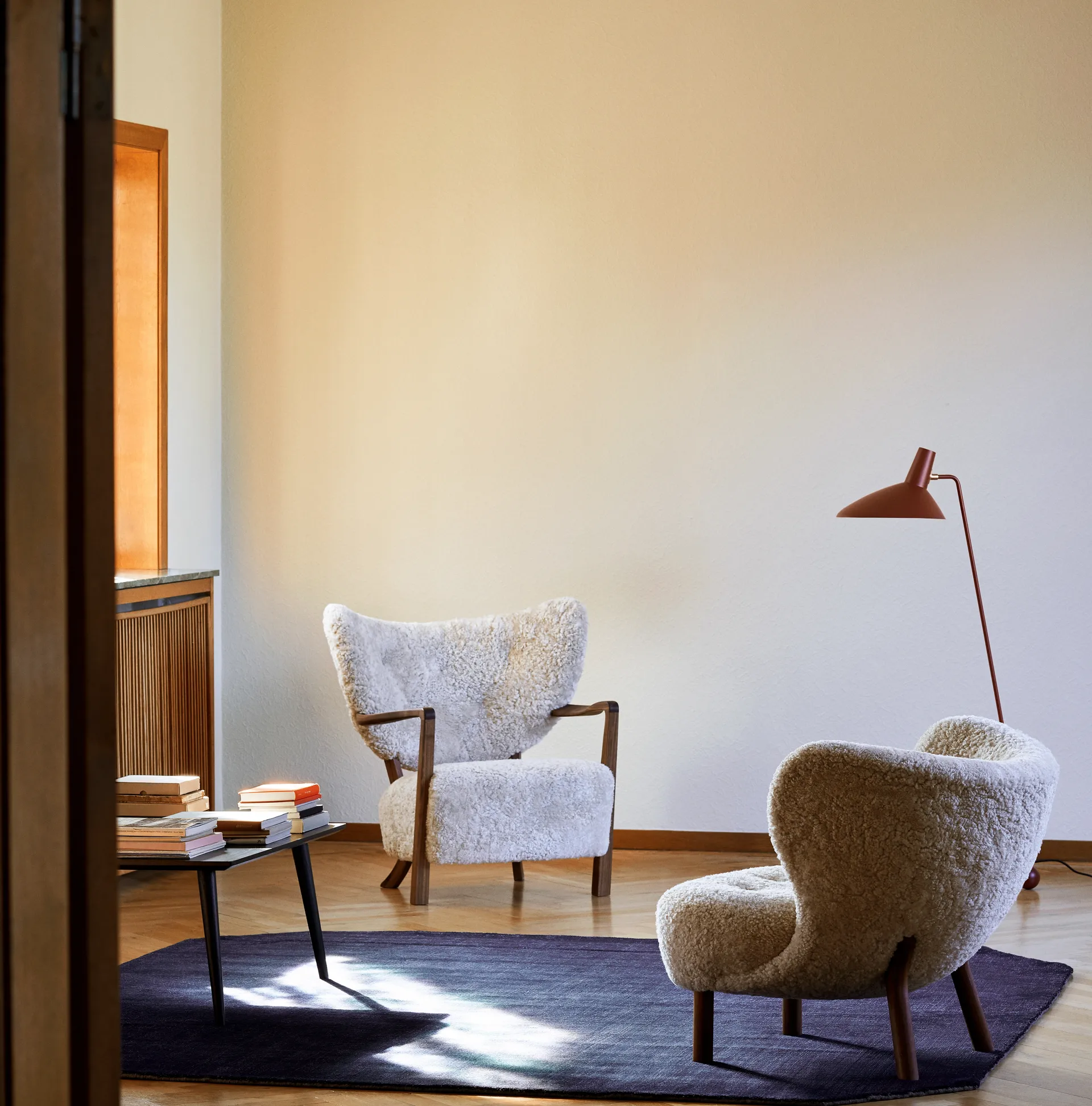 In Between salontafel SK24 90x90 cm, Gerookt geolied eiken &Tradition