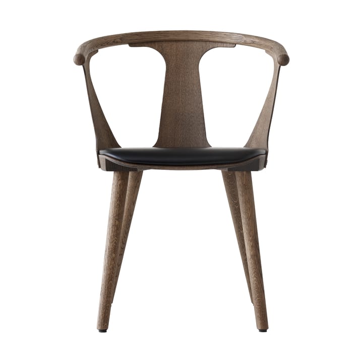 In Between SK2 stoel, Gerookte geoliede eik-Noble black leather &Tradition