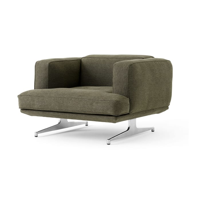 Inland AV21 fauteuil - Clay 0014-polished aluminium - &Tradition