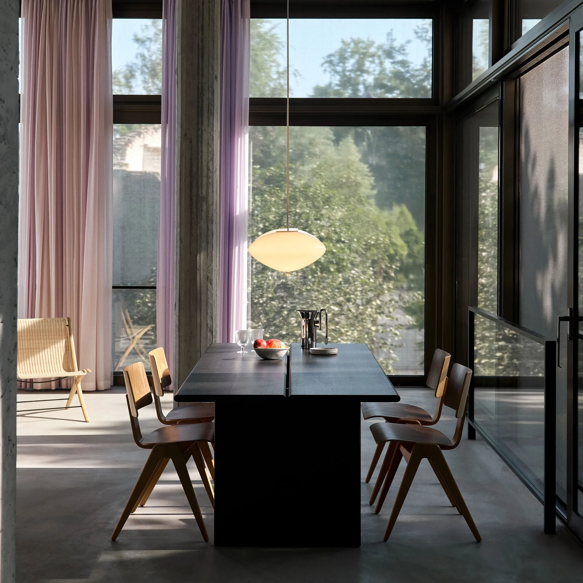 Ita OS1 eettafel 95x200 cm, Dark stained oak &Tradition