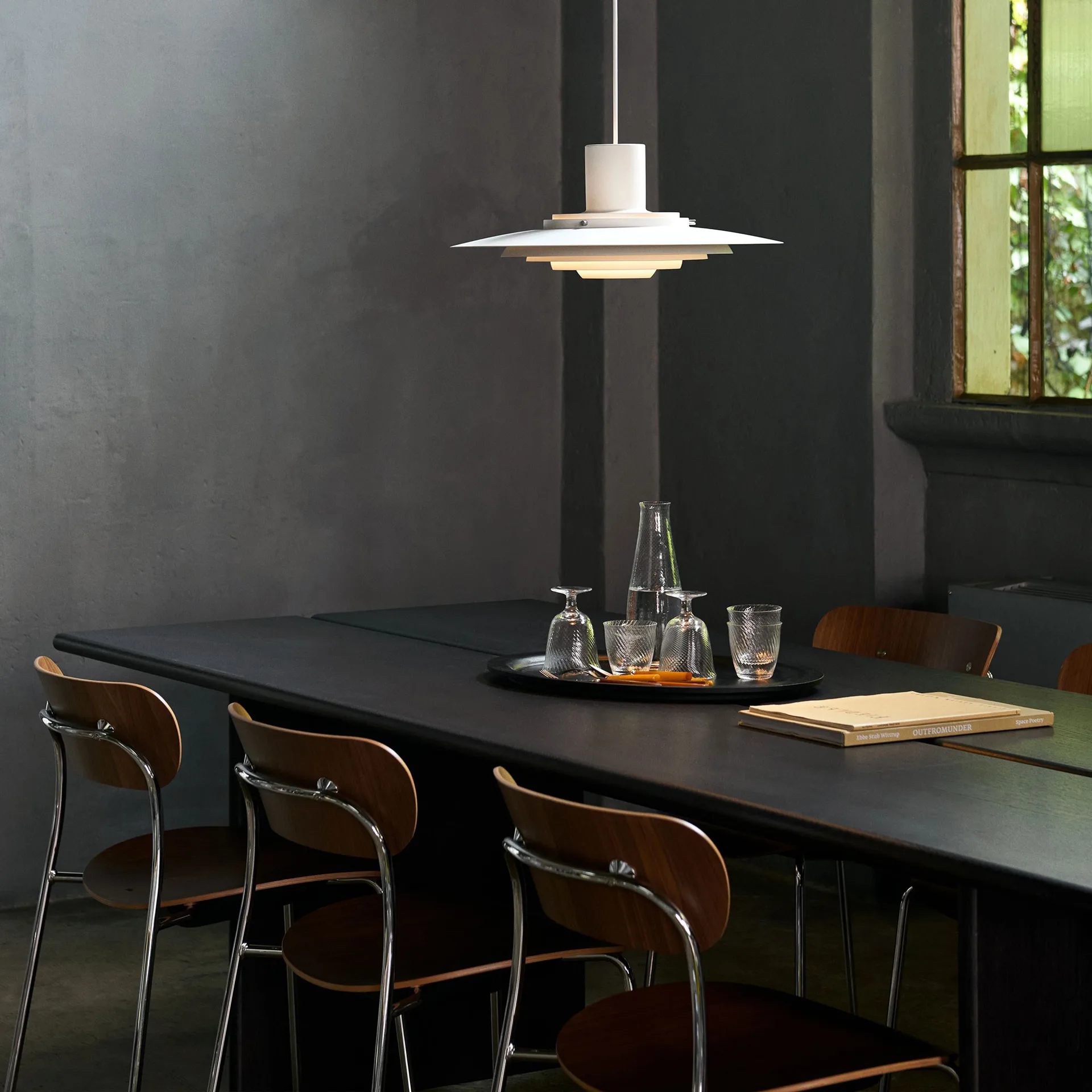 Ita OS2 eettafel 95x260 cm, Dark stained oak &Tradition