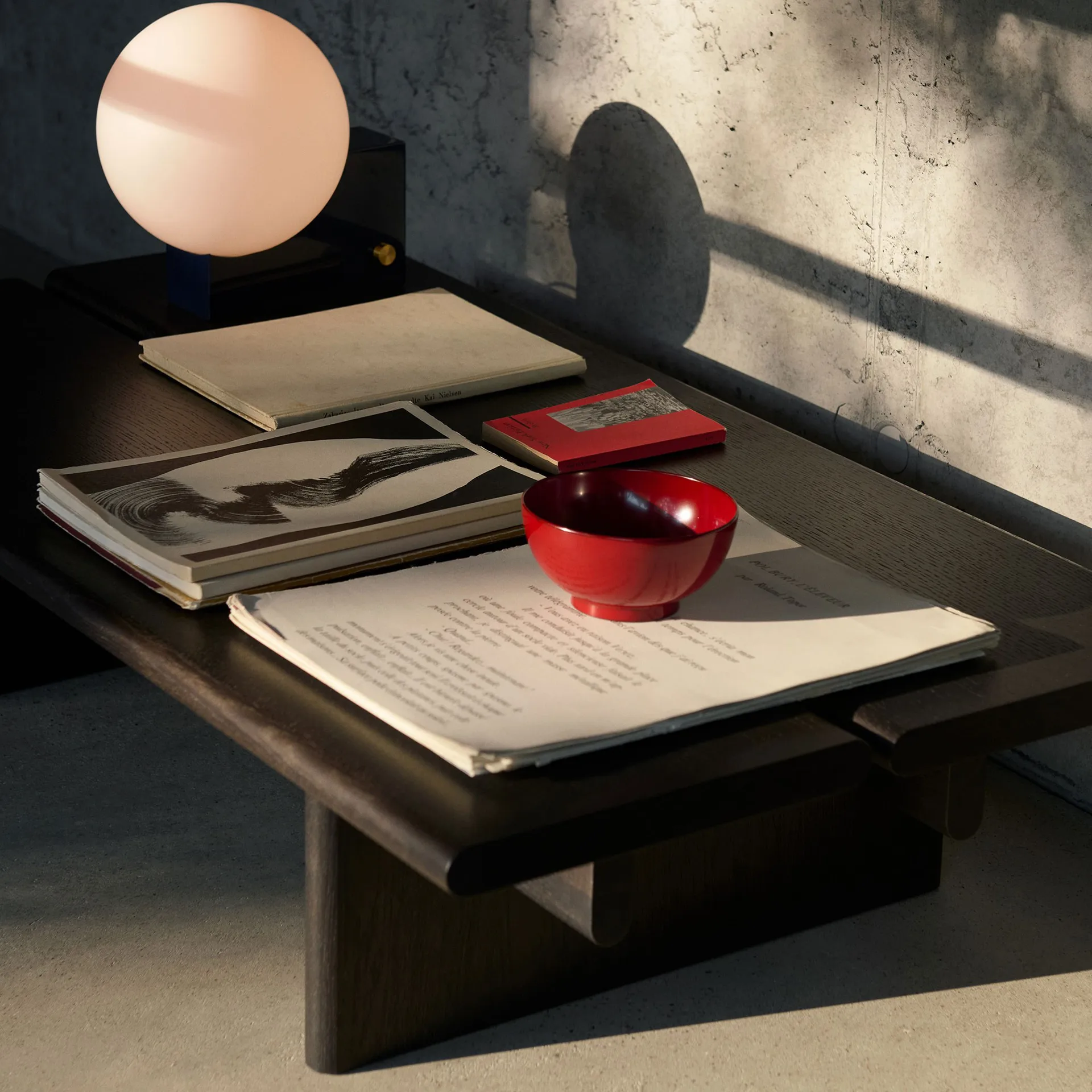 Ita OS3 salontafel 60x110 cm, Dark stained oak &Tradition