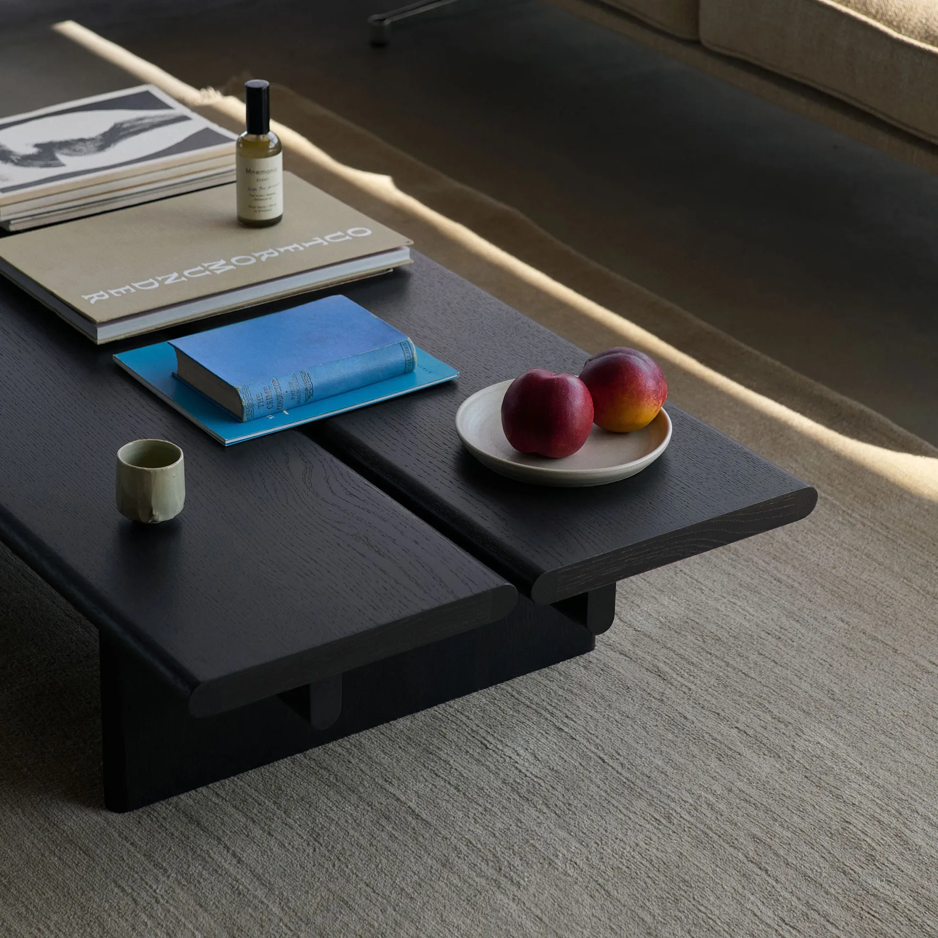 Ita OS3 salontafel 60x110 cm, Dark stained oak &Tradition