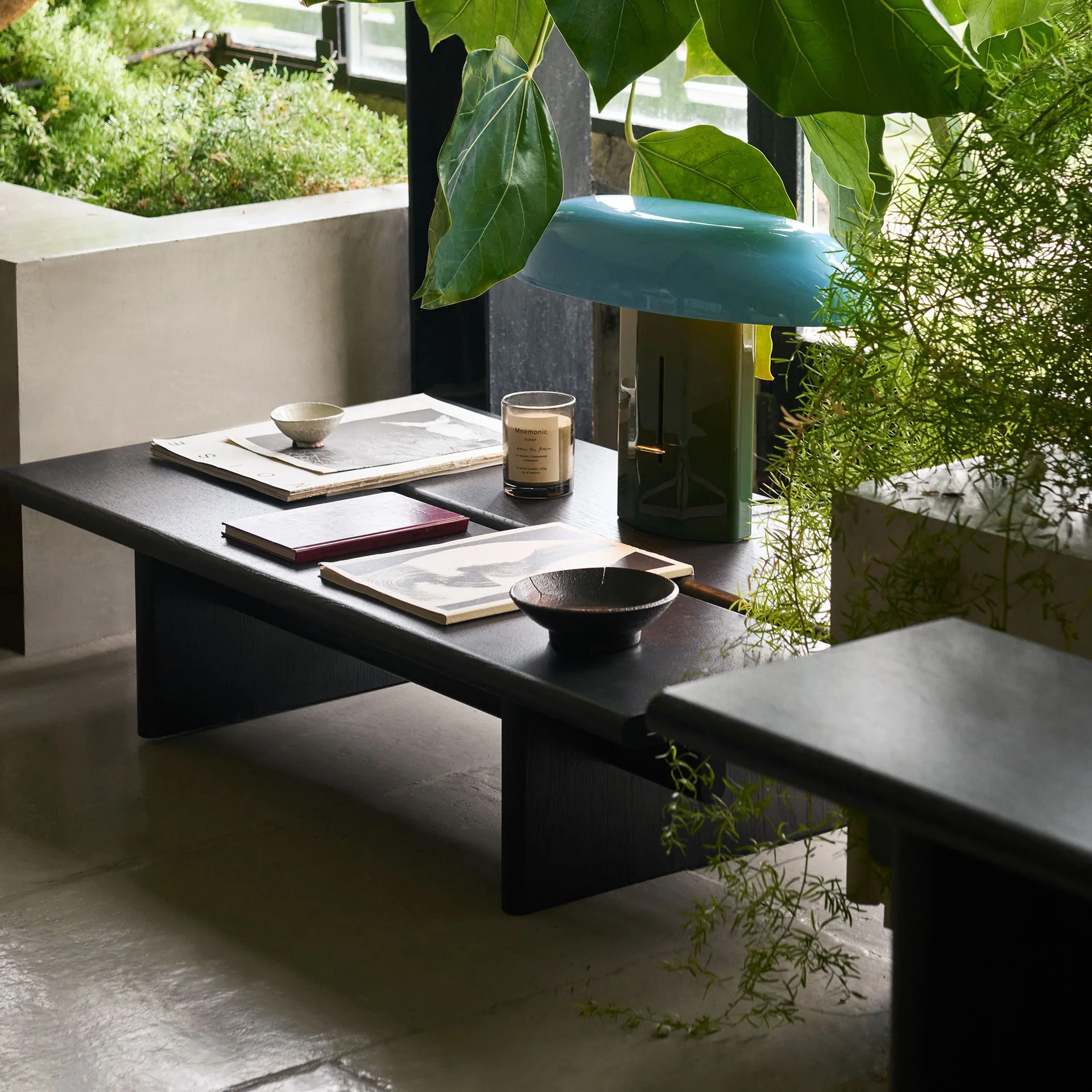 Ita OS3 salontafel 60x110 cm, Dark stained oak &Tradition