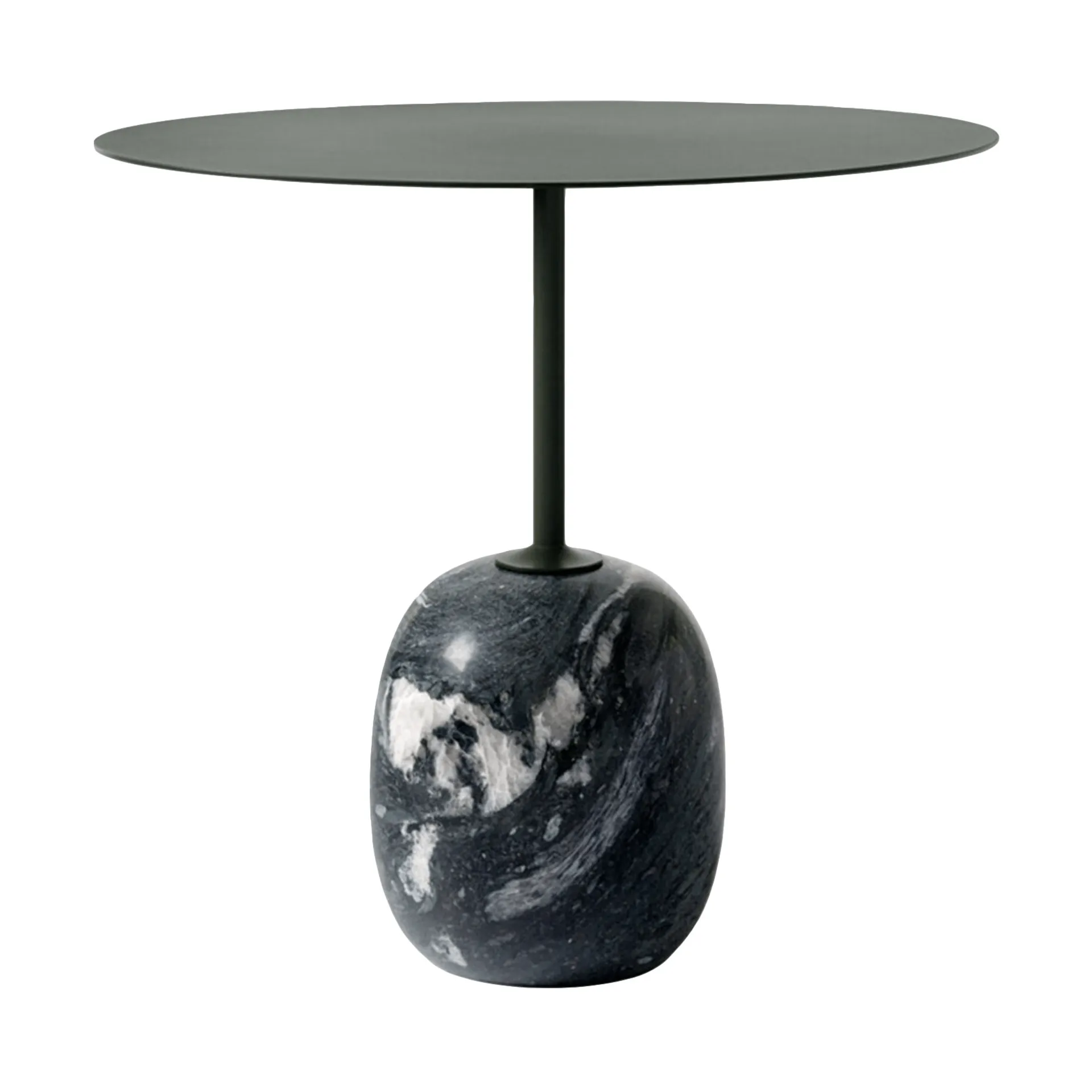 &Tradition Lato LN9 bijzettafel Deep green-verde grigio, 40x50x45 cm