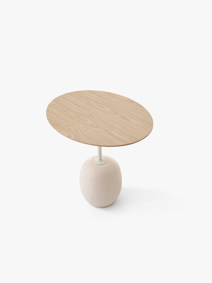 Lato LN9 bijzettafel, Oak-Crema diva marble &Tradition