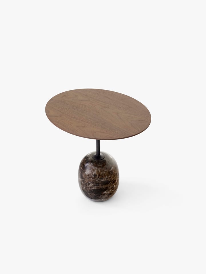 Lato LN9 bijzettafel, Walnut-Emparador marble &Tradition