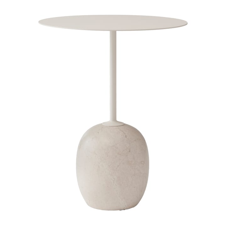 Lato tafel LN8 - Ivory white-Crema diva marble - &Tradition