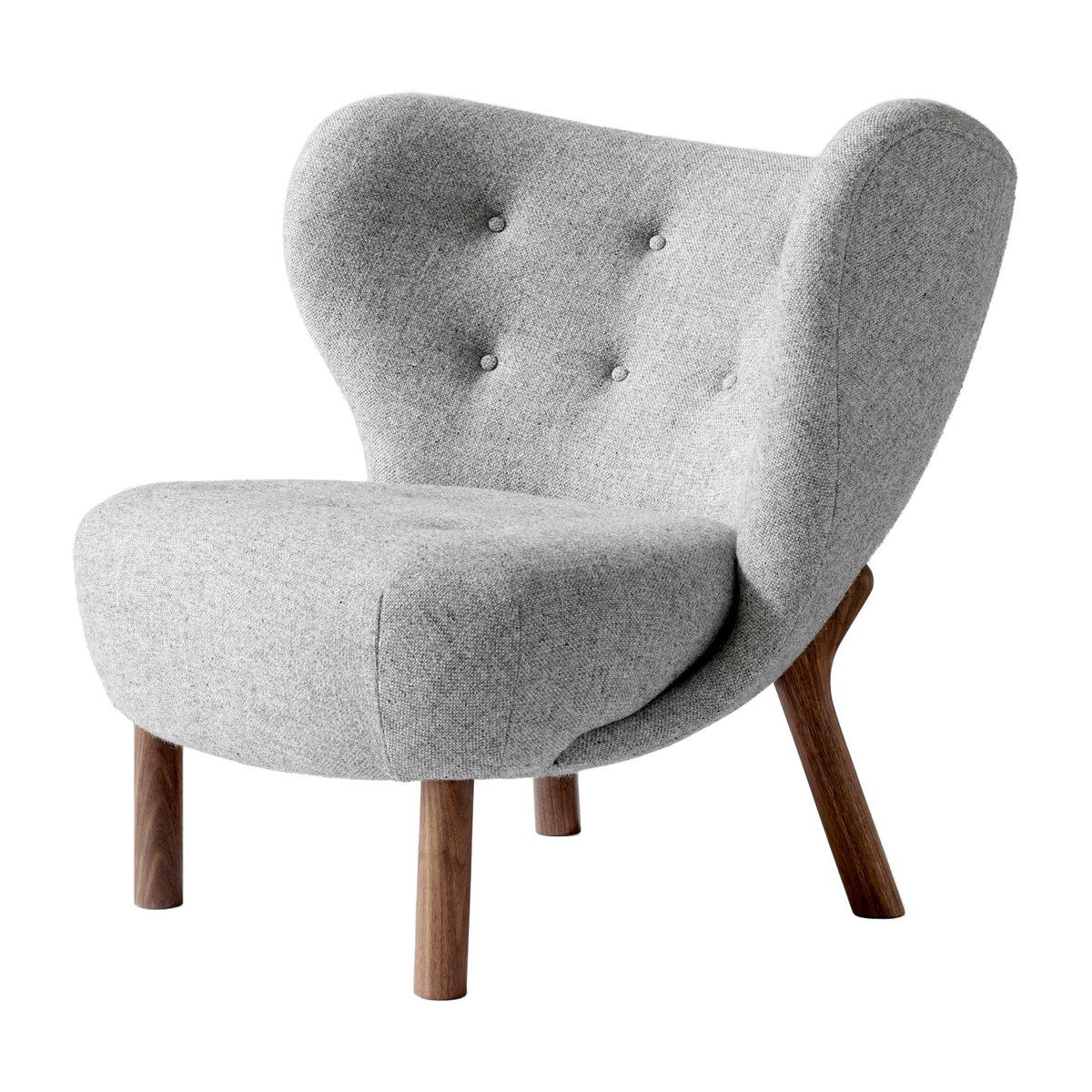 &Tradition Little Petra VB1 fauteuil Geolied walnoot-Hallingdal