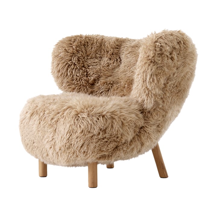 Little Petra VB1 fauteuil - Geoliede eiken-Sheepskin honey - &Tradition