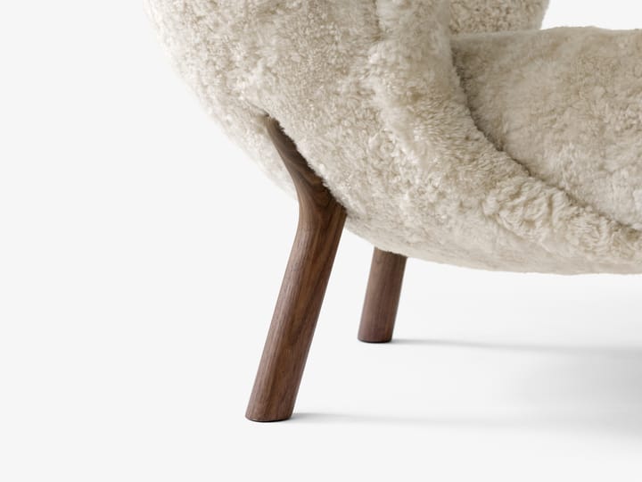 Little Petra VB1 fauteuil, Walnoot-Moonlight &Tradition