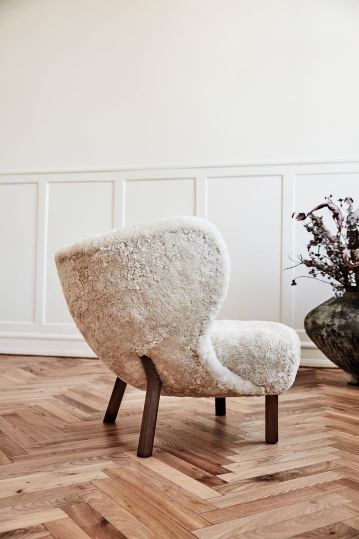 Little Petra VB1 fauteuil, Walnoot-Moonlight &Tradition