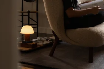 Little Petra VB2 bank - Witgeolied eikenhout-Moonlight - &Tradition