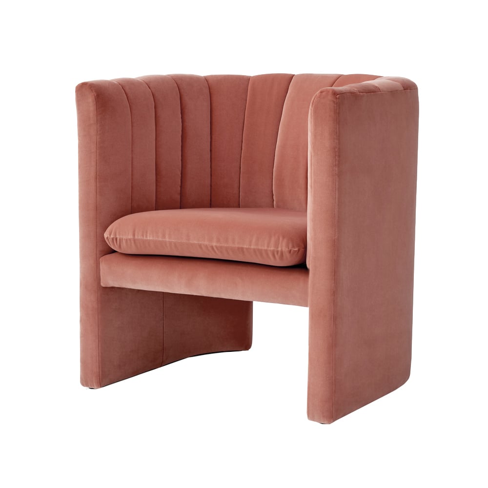 &Tradition Loafer SC23 fauteuil stof Ritz clay | Scandinavisch Interieur | Fauteuils, krukken & hockers | Roze