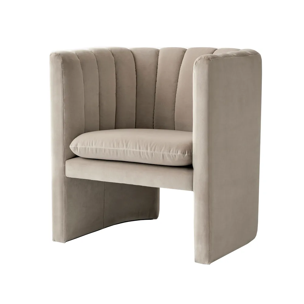 Loafer SC23 fauteuil, stof Ritz ivory &Tradition