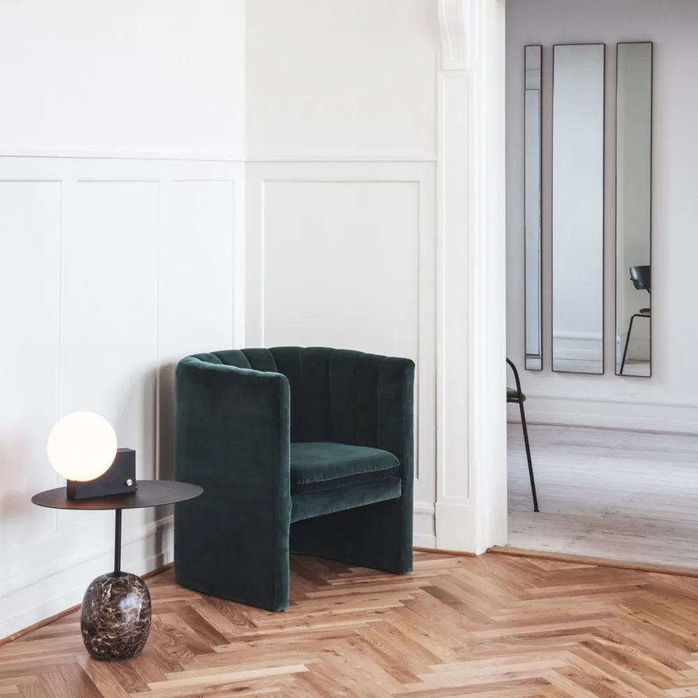 Loafer SC23 fauteuil, stof Ritz twilight &Tradition